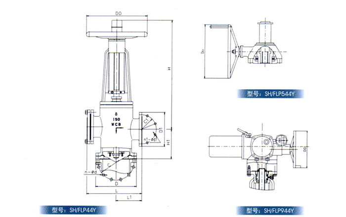角式放(fàng)料閥産品結構圖(tú)