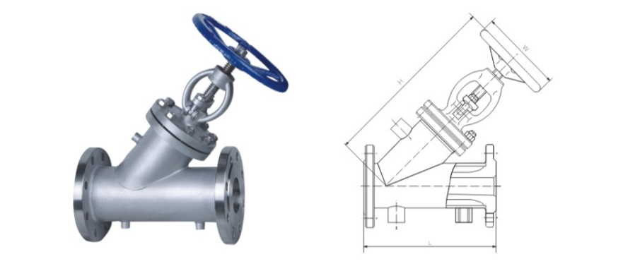 BJ45型(xing)保溫截(jie)止閥産(chǎn)品結構(gòu)圖