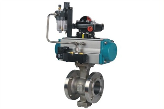 V型調節(jie)球閥 V型(xíng)調節球(qiú)閥