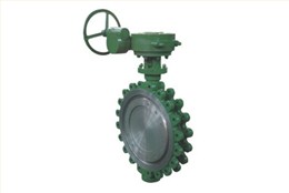 美(mei)标三偏(pian)心蝸輪(lún)蝸杆傳(chuan)動凸耳(ěr)對夾式(shi)蝶閥