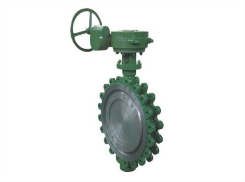 美标(biao)三偏心(xīn)蝸輪蝸(wō)杆傳動(dòng)凸耳對(duì)夾式蝶(dié)閥