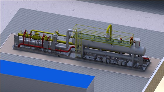 數字化(huà)集氣撬模型 數(shù)字化集氣撬模(mo)型